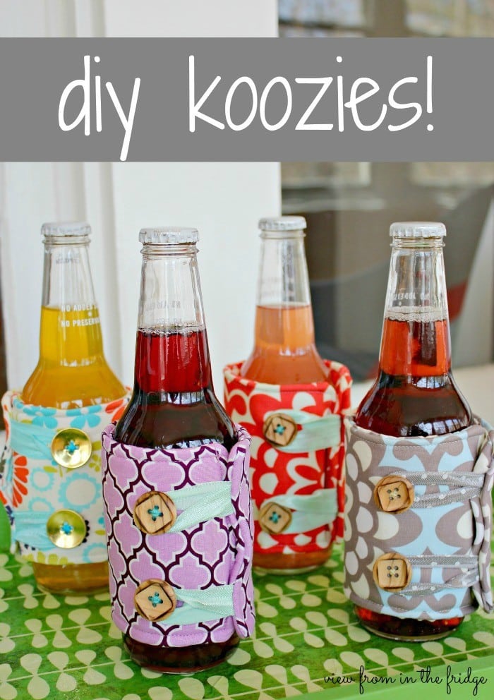 How can you make can koozies?