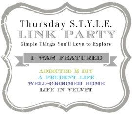 Thursday STYLE - A Prudent Life