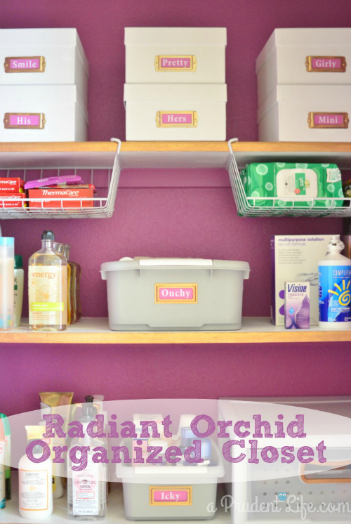 Melissa - Radiant_Orchid_Organized_Bathroom_Closet