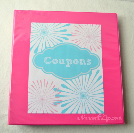 Pretty Coupon Binder