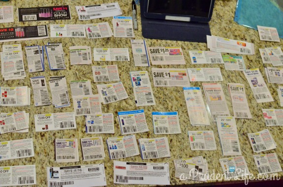 Organizing Coupons