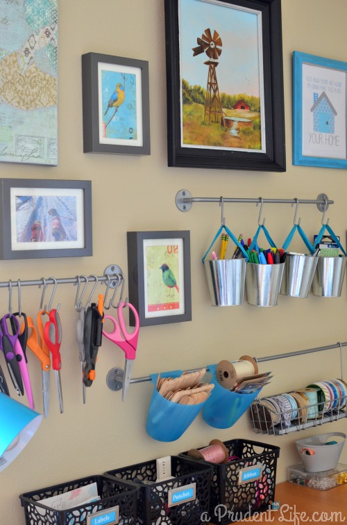 Organized Arts & Crafts Storage Ideas - The Turquoise Home