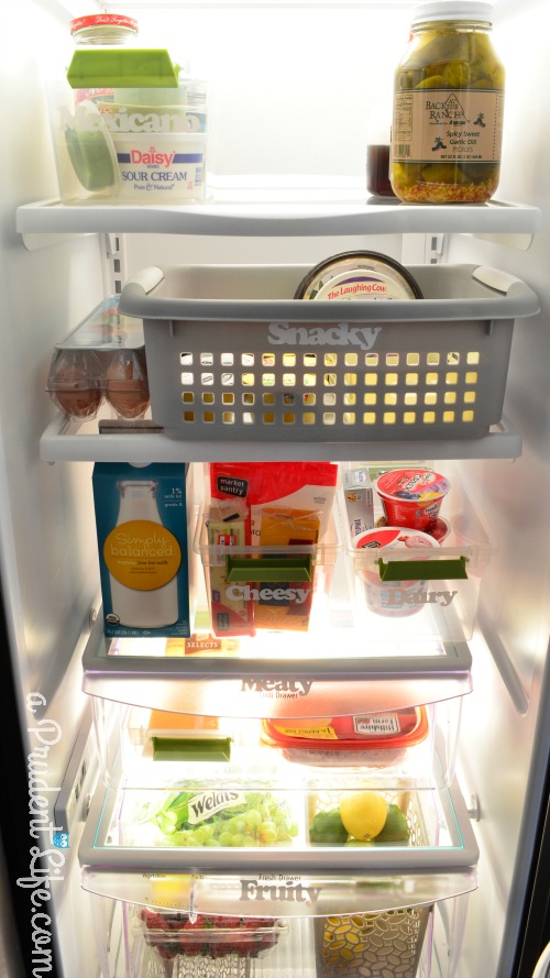 Fridge Shelves After Organization