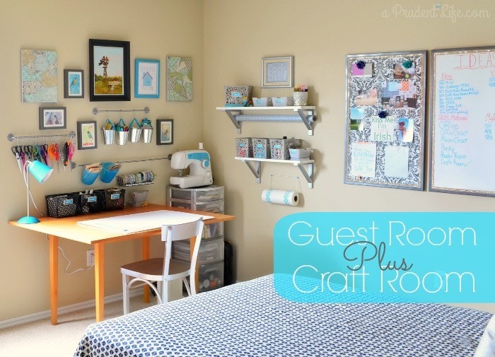 Warmte Normaal gesproken Barmhartig Craft Room / Guest Room Combo Room Reveal Part #1 - Polished Habitat