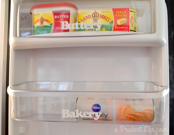 Fridge door organization