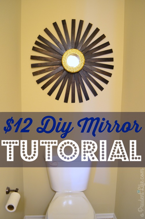 DIY MIrror Sunburst Pinnable Image