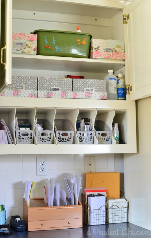 Organized Kitchen Office