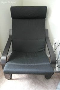 DIY IKEA Poang Chair Cover - Polished Habitat