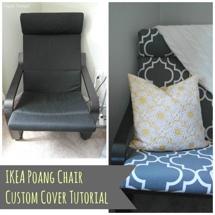 Custom Made Cushion Cover for IKEA POANG Armchair - CUSHION ONLY