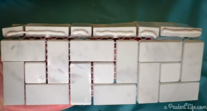 How to make a marble trivet with no messy grout!