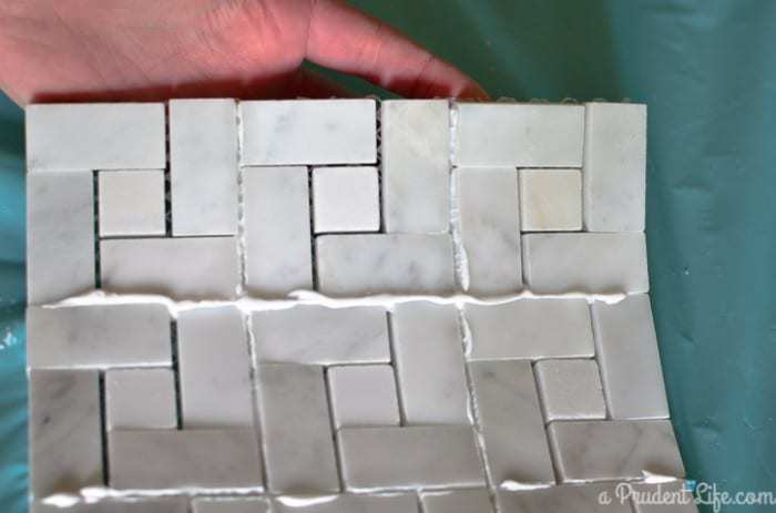 How to make a marble trivet with no messy grout!