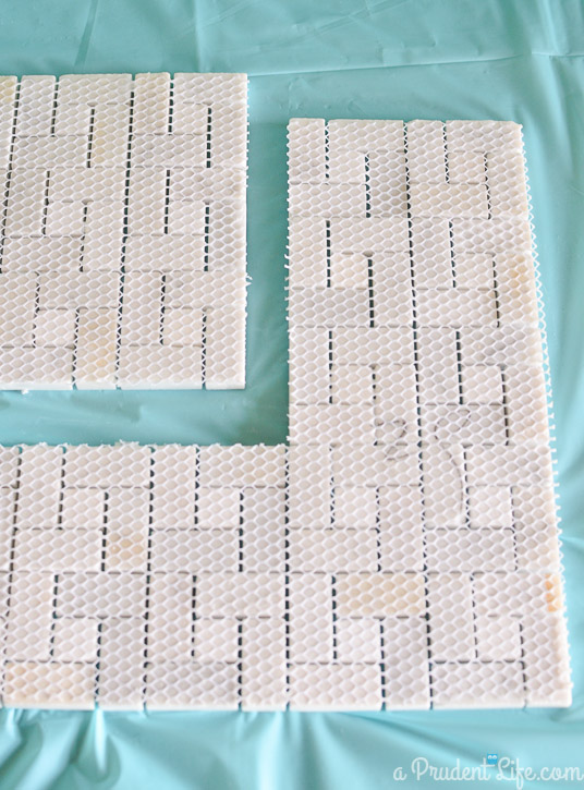 How to make a marble trivet - no special tools or grout needed!