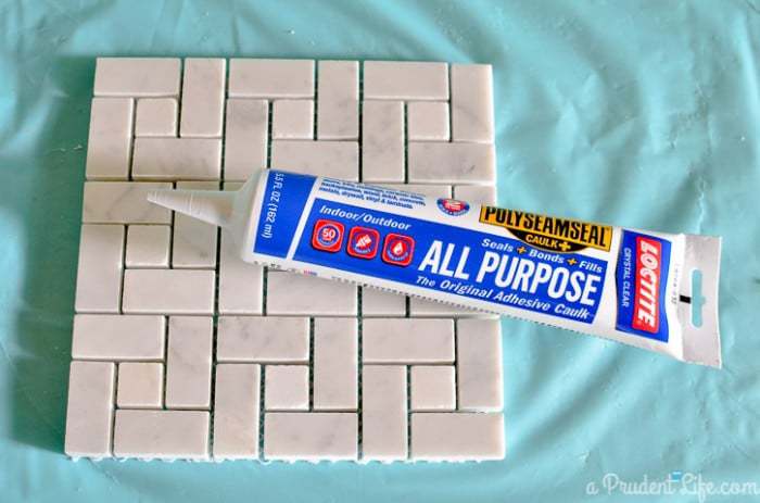 How to make a marble trivet with no messy grout!