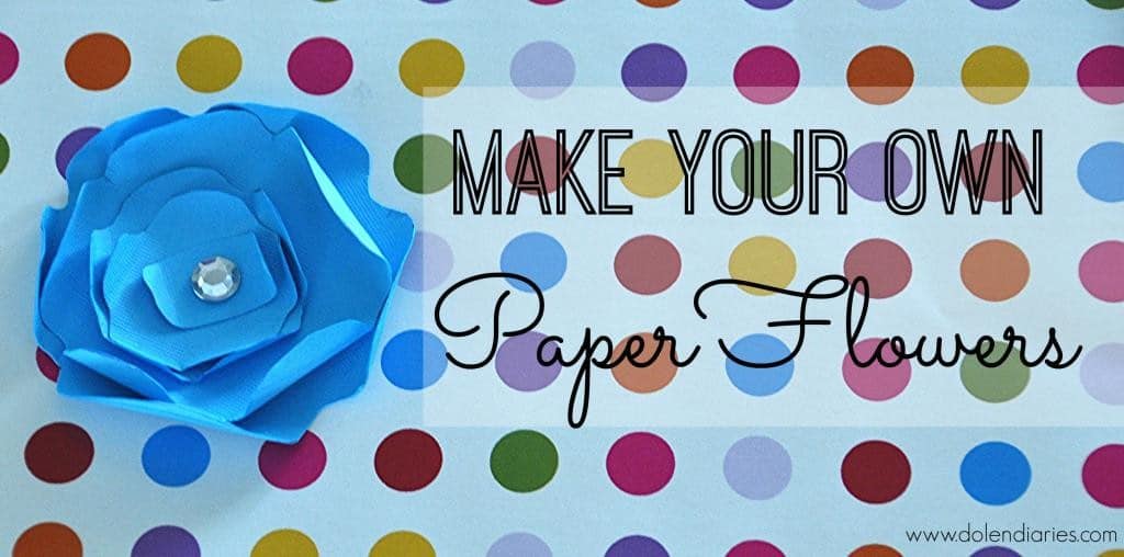 Make your own paper flowers in minutes!