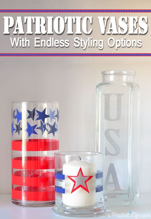 Three easy 4th of July projects made with Expressions Vinyl's Independence Day Pack! #Silhouette #4thofJuly