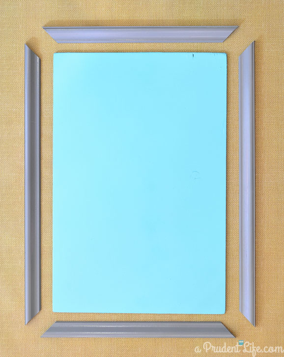 DIY frame for a menu board