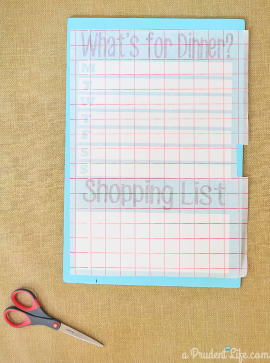 Save time and money with a DIY meal planning board - full tutorial!