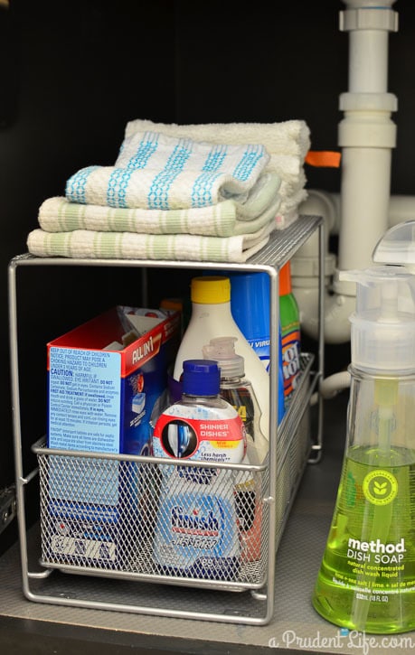 Under Sink Organizing in 5 Easy Steps {Bathroom Side 2} - Polished Habitat