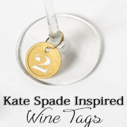 DIY Wine Tags Inspired by Kate Spade - Simple Tutorial!