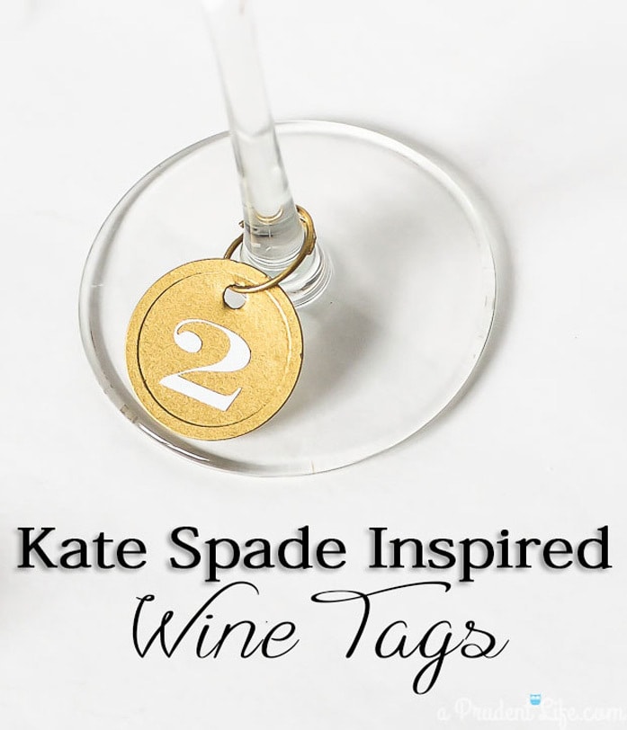 DIY Wine Tags Inspired by Kate Spade - Simple Tutorial!