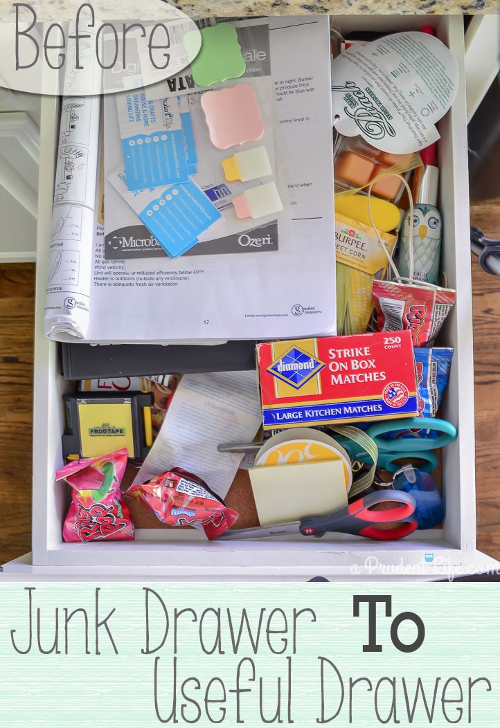 Just say no to a junk drawer with these great organizing tips!