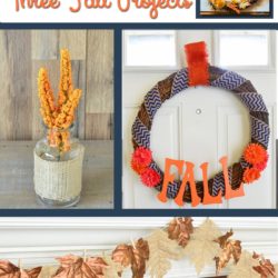I can't believe I turned one outdated wreath into three modern fall projects