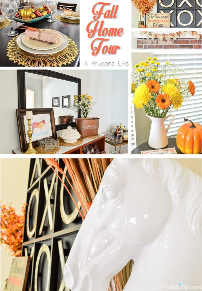 Fall Home Tour by A Prudent Life - Click to see the rest of the tour! 