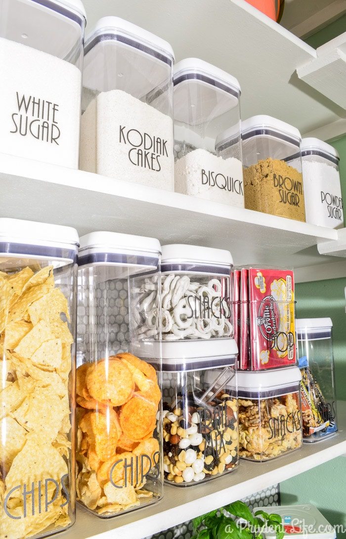 Organized Pantry Storage Containers