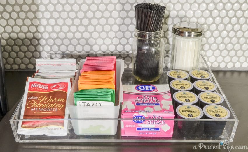 Hot Beverage/Coffee Bar in a pantry