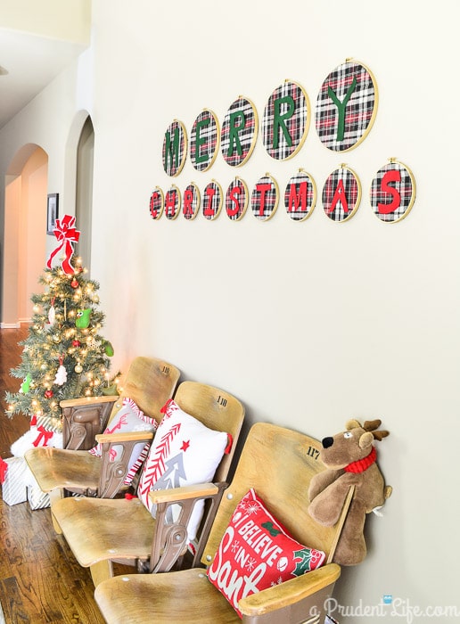 Christmas Entry Way Decor