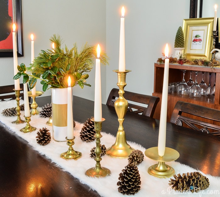 Dining Room Christmas Table Runner