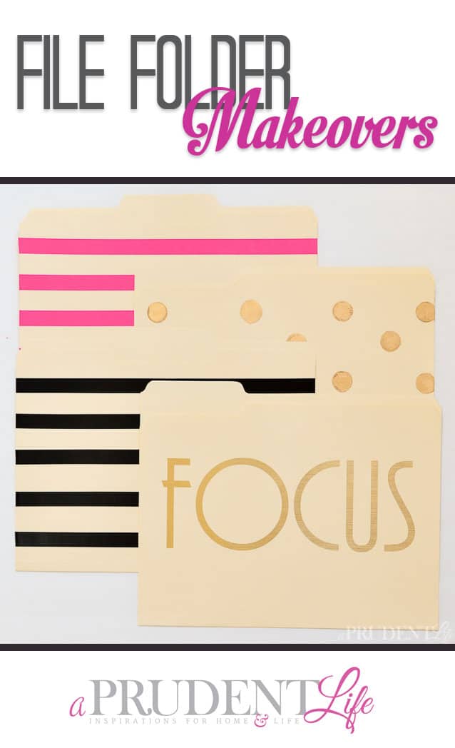 Cute folders don't have to be expensive - click for 3 quick upgrades to plain file folders. 