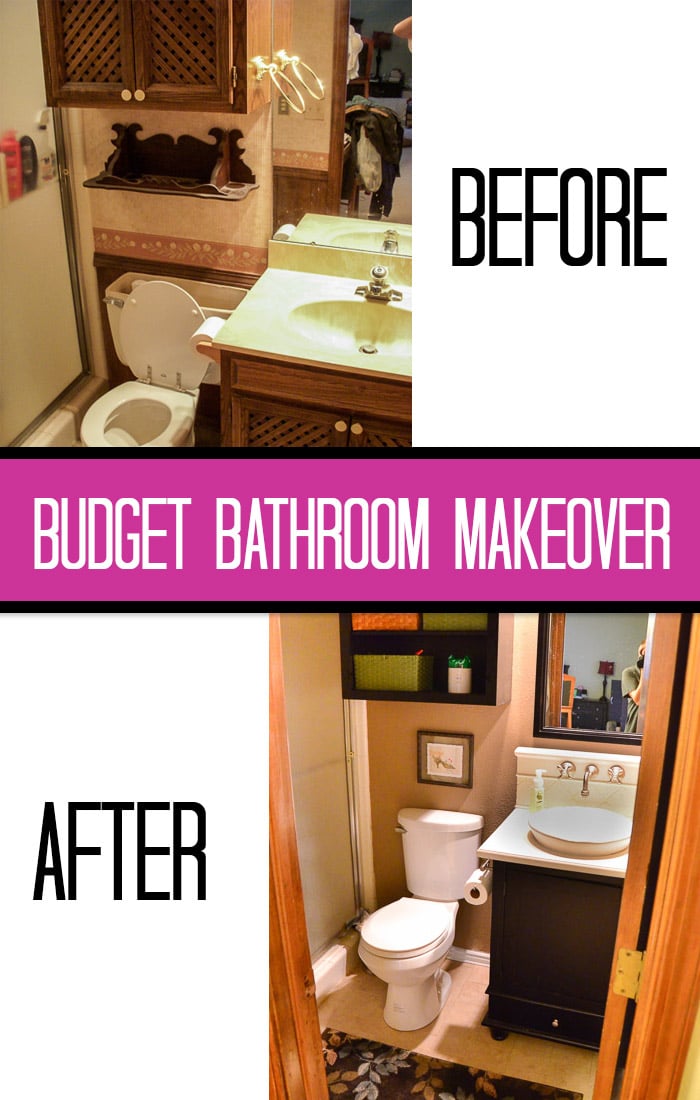 Our Bathroom: Before & Afters Plus A Budget Breakdown!