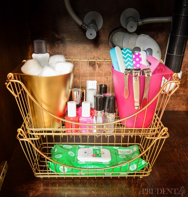 Wire Baskets Are Great Ways to Keep Your Bathroom and Kitchen Sink Cabinets  Organized