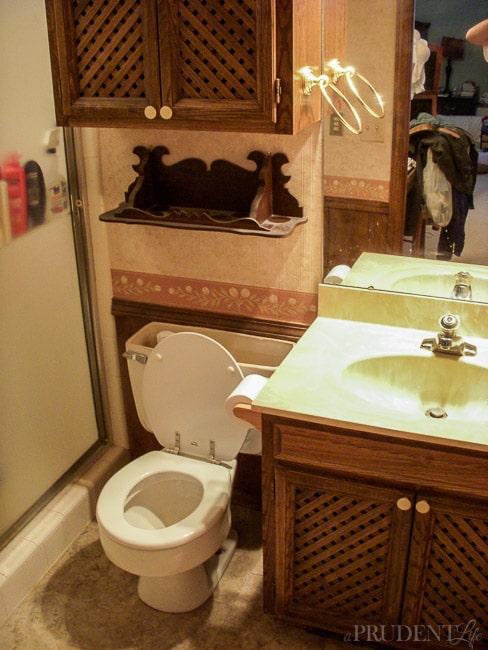 1970s Bathroom Before & After {On a Budget}