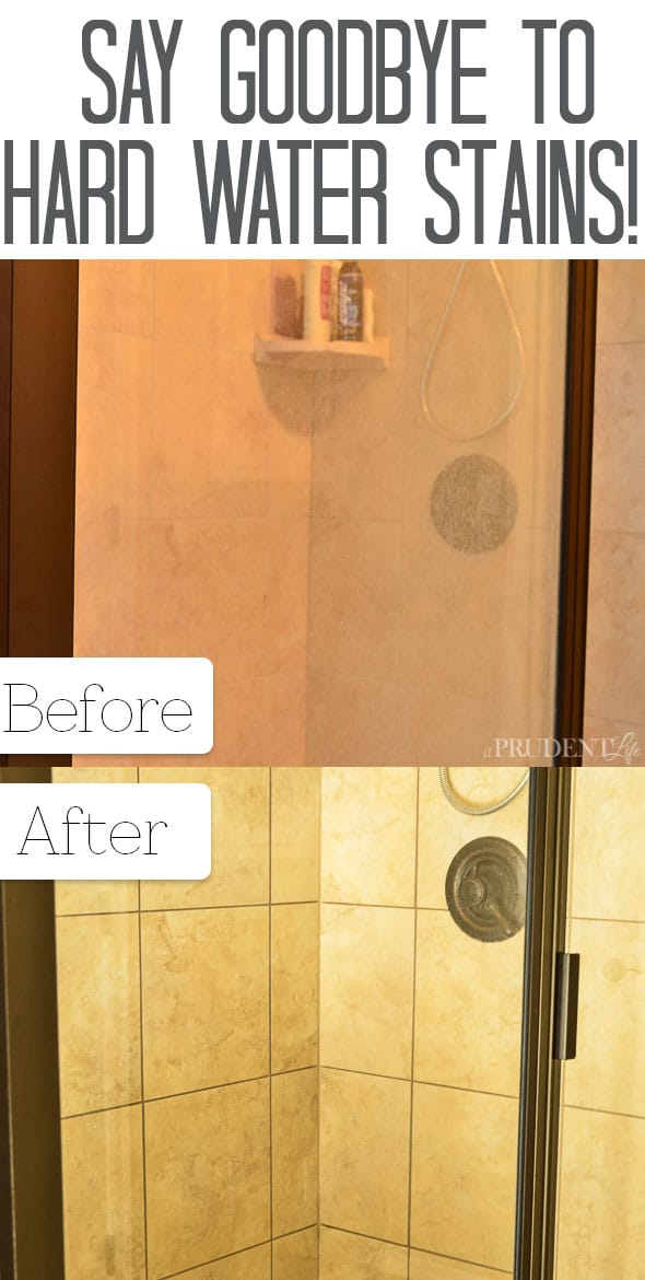 How To Remove Hard Water Stains From Shower Door Uk