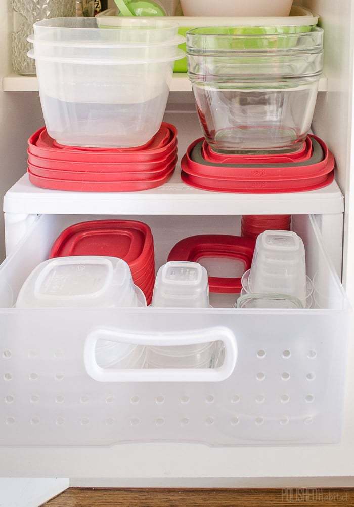 Organizing Ideas for Food Storage Container Lids