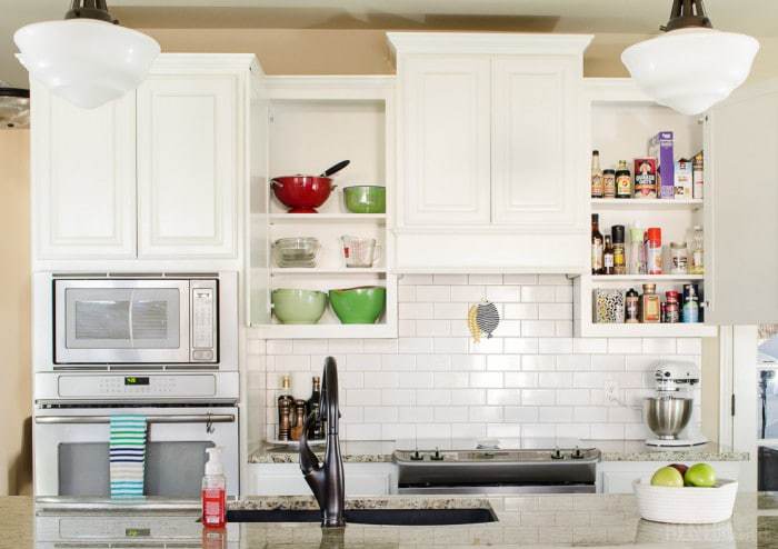 Kitchen cabinet organization ideas from PolishedHabitat.com