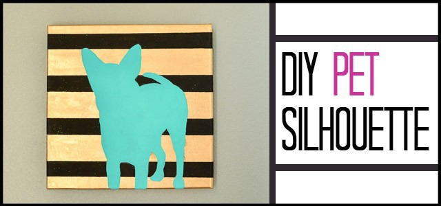 Paint a Silhouette of YOUR dog - without pulling your hair out like I did!