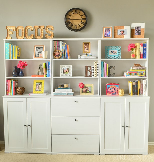 How To Add Fabric Or Wallpaper To Your Bookcase Polished Habitat