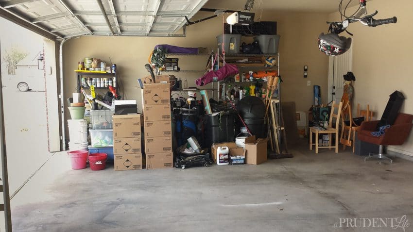 Progress in the Garage - Week 2 of the One Room Challenge at A Prudent Life