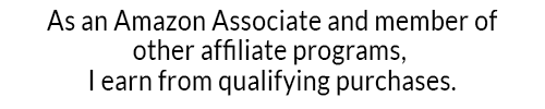 As an Amazon Associate and member of other affiliate programs I earn from qualifying purchases.