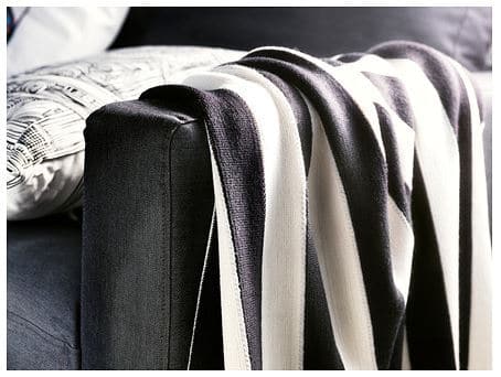 This IKEA Eivor blanket is nice and thin for chic summer styling