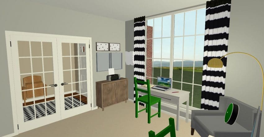 Aesthetic Desk/ Office Makeover, Welcome to Bloxburg