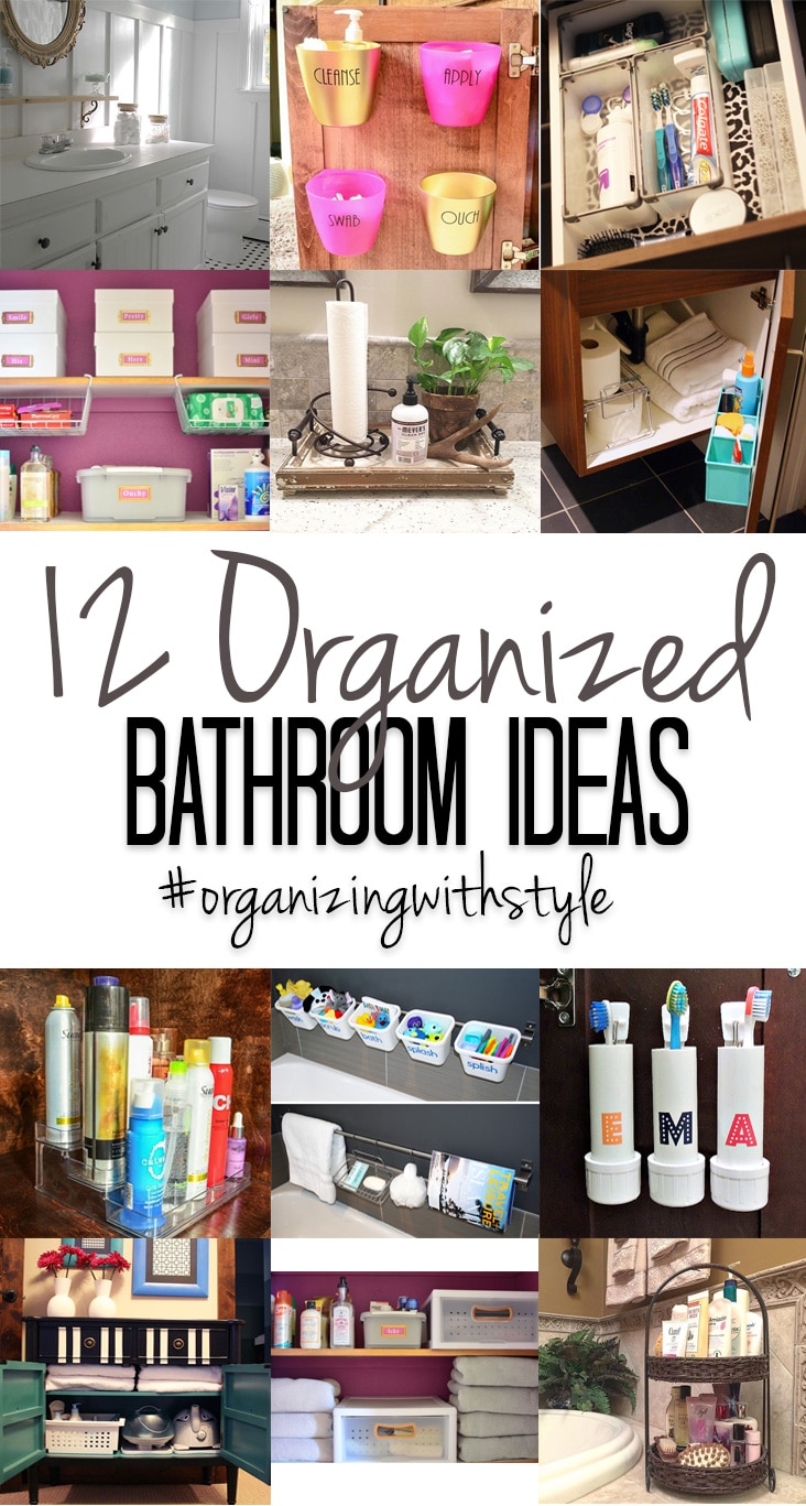 20 Bathroom organization ideas for daily essentials and items - Craftionary