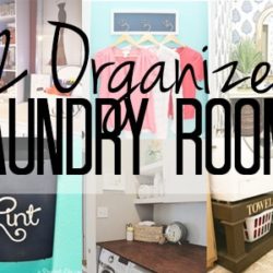 Laundry room organization ideas for spaces large and small.
