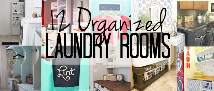 Laundry room organization ideas for spaces large and small. 