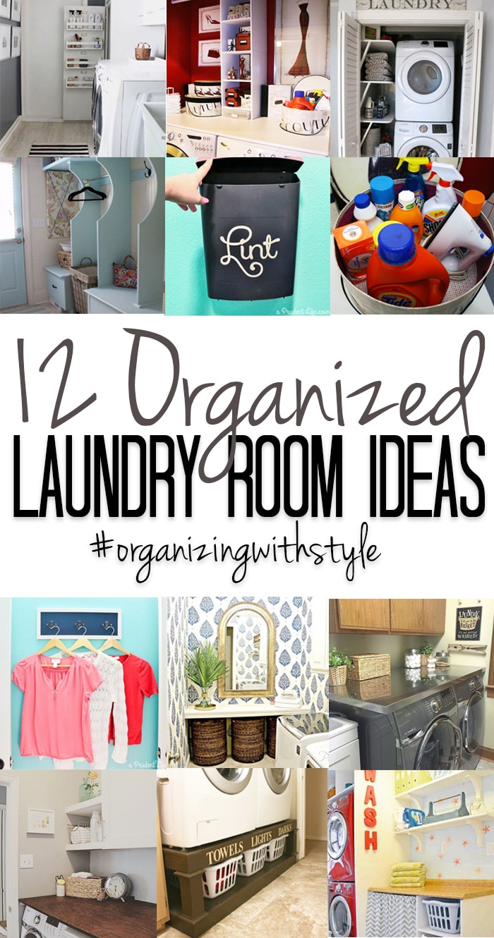 Laundry room organization ideas for spaces large and small.