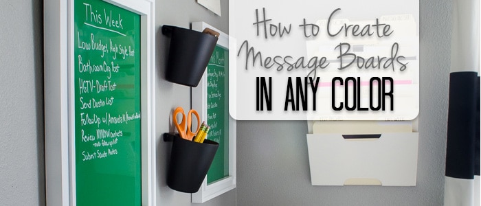 How To Make A Custom Message Board