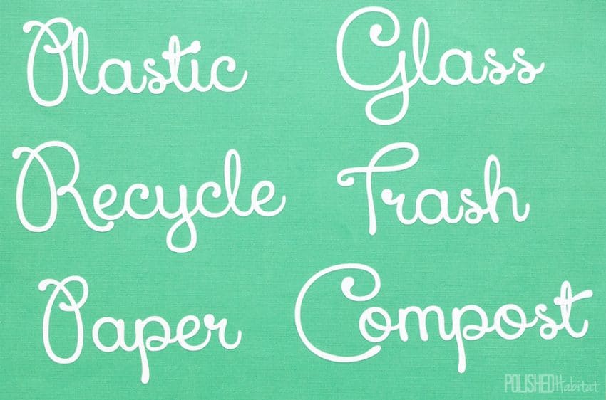 Recycling Labels for Sale on Etsy